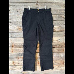 Carhartt Original Fit Black Women's Carpenter Pants - Size 8